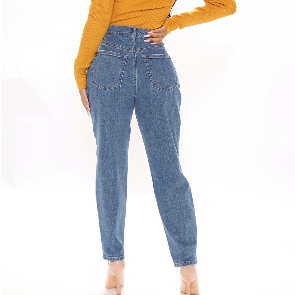 Always Do Your Best Mom Jeans Fashion Nova High Waisted - Picture 3 of 9